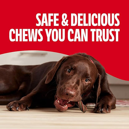 Milk-Bone Comfort Chews, Dog Chews with Unique Chewy Texture and Real Beef, 40.8 Oz. Bag (16 Chews)