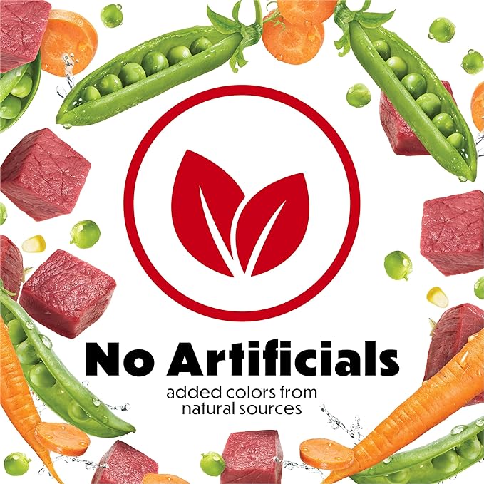Beneful Purina Originals with Farm-Raised Beef Natural Dog Food Dry Recipe with Added Vitamins, Minerals and Nutrients - 3.5 lb. Bags, (Pack of 8)