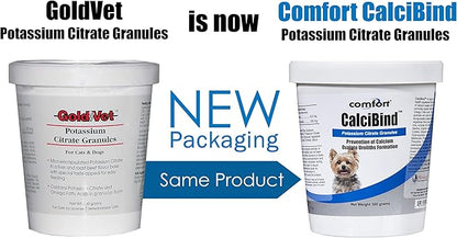 Potassium Citrate Microencapsulated Granules Supplement for UTI Treatment, Inhibits Urinary Stone Formation in Cats and Dogs