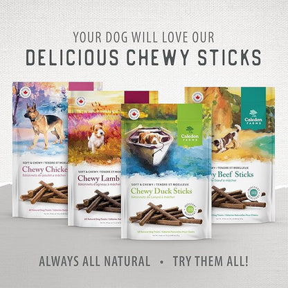 Caledon Farms Chewy Chicken Sticks Dog Treats: 220G/7.8OZ (Pack of 2)