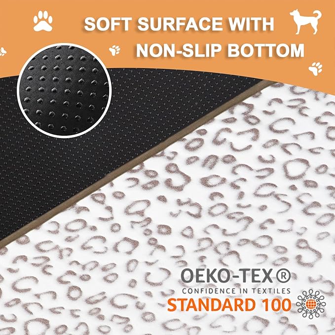 Qeils Reusable Puppy Pads, 2 Pack Washable Pee Pads for Dogs, Waterproof Non Slip Wee Wee pad, Absorbent and Leakproof Training Mats for Potty, Crate, Playpen, Bed, Sofa, 18"x 24"