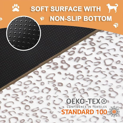 Qeils Reusable Puppy Pads, 2 Pack Washable Pee Pads for Dogs, Waterproof Non Slip Wee Wee pad, Absorbent and Leakproof Training Mats for Potty, Crate, Playpen, Bed, Sofa, 18"x 24"