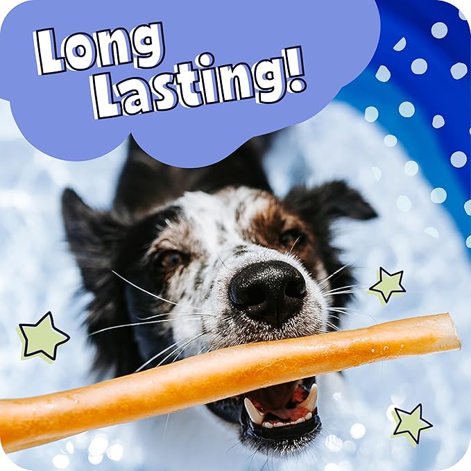 Pawstruck Natural 5-7" Beef Collagen Sticks for Dogs – Long-Lasting Rawhide Alternative, High Protein & Low Fat with Chondroitin & Glucosamine – 5 Pack