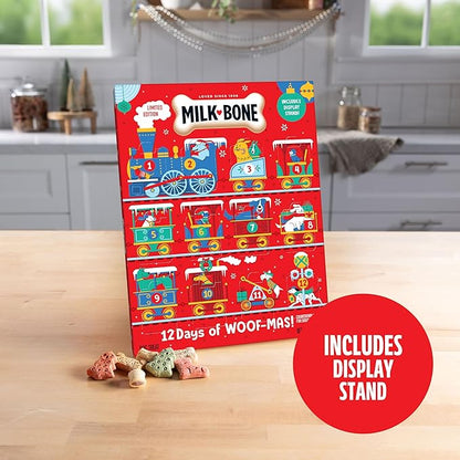 Milk-Bone Holiday 12 Day Treat Calendar, 2.85 oz Box (Pack of 2)