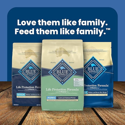 Blue Buffalo Life Protection Formula Puppy Dry Dog Food with DHA and ARA, Made with Natural Ingredients, Lamb & Oatmeal Recipe, 5-lb Bag