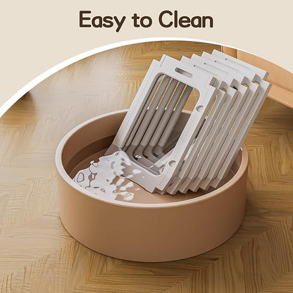 Jalove 30" H Clear Acrylic Plastic Dog Playpen Indoor, 10PCS for Puppy Cat Rabbit Ferret Transparent Pet Pen, Easy Assemble Whelping Crate Kennel Cage Enclosure, Ideal for Small to Medium Dogs, White