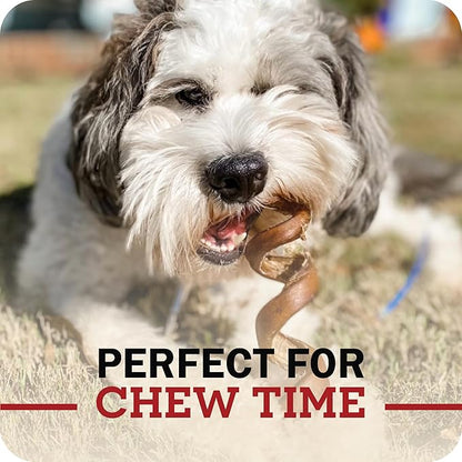 Redbarn Bully Skin Sticks Dog Treat, All-Natural, Single-Ingredient, Rawhide-Alternative Beef Chew, 8-Ounce Pack (Case of 10)
