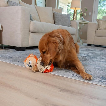 Outward Hound by Nina Ottosson Stuff N' Snuffle Plush Snuffle Ball Dog Puzzle, Lion, Multicolored