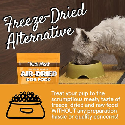 TRMC Real Meat Air Dried Dog Food w/Real USA Chicken - Four 2lb Bags of Grain-Free Real Meat Dog Food Sourced from Free-Range, Cage Free Chicken - Digestible, All Natural, High Protein