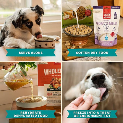 The Honest Kitchen Human Grade Instant Goat's Milk with Probiotics for Dogs and Cats, 5.2 Ounces