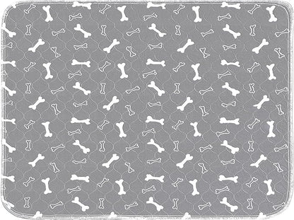Reusable Puppy Pads , 2Pack Washable Pee Pads for Dogs, Super Absorbent Leakproof Dog Training Pads, Non-Slip Potty Pads for Floor, Crate, Couch, Whelping Pads Litter Mat Pet Supplies-24”x36”