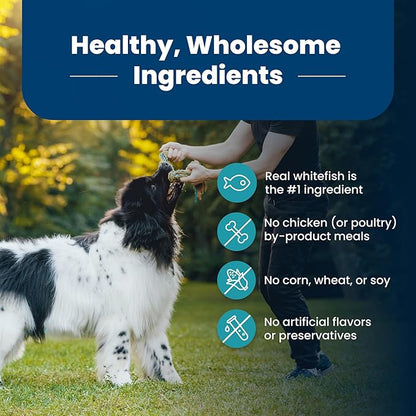 Blue Buffalo Life Protection Formula Adult Dry Dog Food, Helps Build and Maintain Strong Muscles, Made with Natural Ingredients, Fish & Brown Rice Recipe, 15-lb Bag