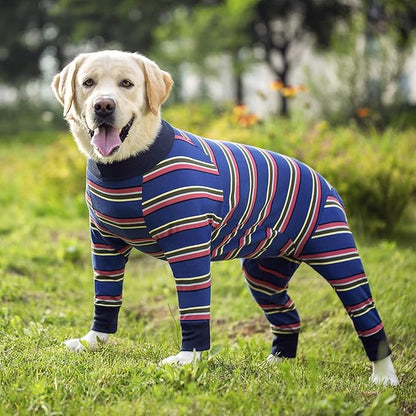 Dog Surgery Recovery Suit Female Male for Dogs After Surgery Medium Large Dogs Onesie,Lightweight Dog Recovery Suit for Shedding Prevent Licking Surgical Wound,Dog Pajamas Pjs Clothes, Full Belly