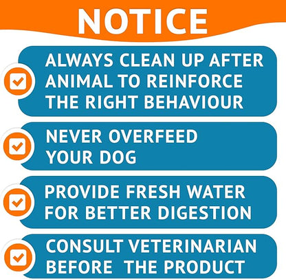 No Poo Chews for Dogs - Coprophagia & Stool Eating Deterrent with Probiotics, Digestive Enzymes & Breath Aid Support - Stop Dog Poop Eating - Made in USA - 120 Soft Chews