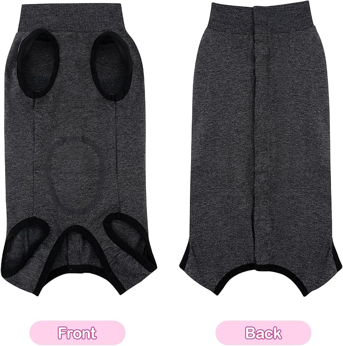 Coppthinktu Recovery Suit for Dogs After Surgery, Dog Onesie Surgery Recovery Suit for Female Spay, Soft Surgical Pajamas Bodysuits for Puppy to Prevent Licking Dog Cone Alternative