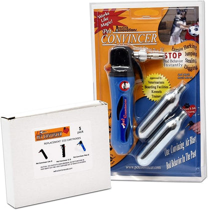 Canine Innvoations Pet Convincer Air Dog Training Deterrent Control Device Includes 7 cartridges