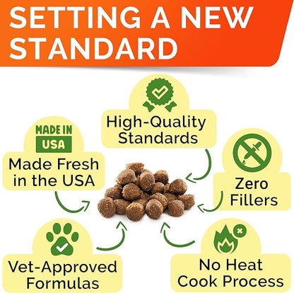 STRELLALAB Hemp Calming Chews for Dogs Anxiety Relief - Made in USA w/Hemp Oil - Dog Training & Behavior Aid - Natural Stress Relief During Firework, Storm, Separation, Barking - 120 Treats