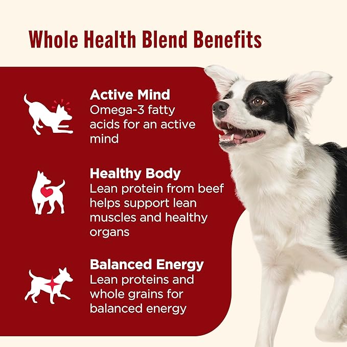 Nutrish Real Beef & Veggies Recipe Whole Health Blend Chunks in Gravy Wet Dog Food,13 oz. Can,Packaging May Vary (Rachael Ray),(Pack of 24)