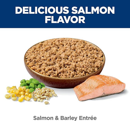 Hill's Science Diet Adult 1-6 Wet Dog Food, Salmon & Barley, 13 oz. Cans, 12-Pack