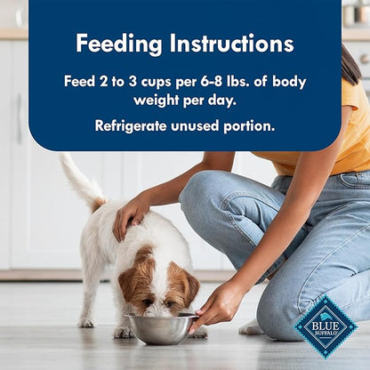 Blue Buffalo Delights Small Breed Natural Wet Dog Food, Rotisserie Chicken Flavor in Gravy, 3.5-oz Cups, 12 Count