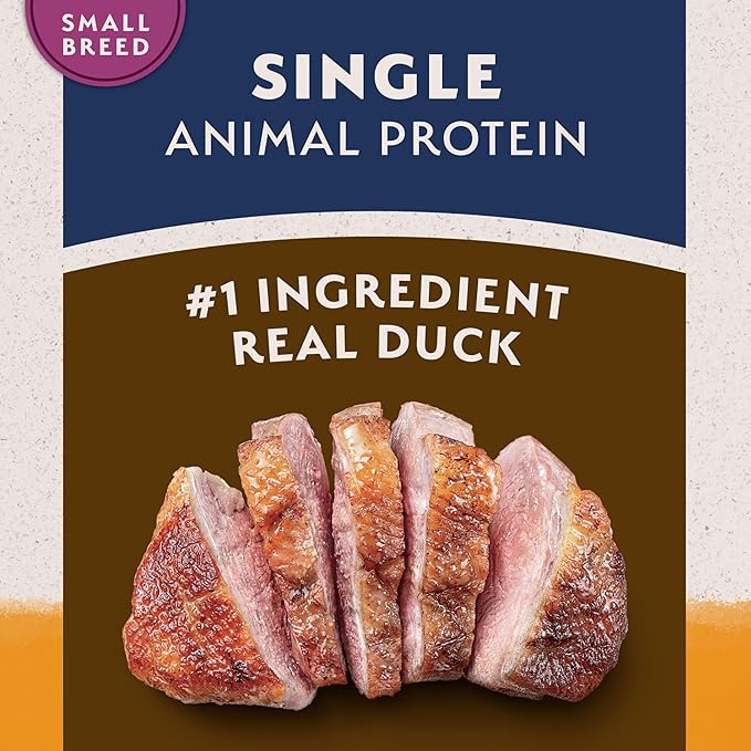 Natural Balance Limited Ingredient Small-Breed Adult Grain-Free Dry Dog Food, Reserve Duck & Potato Recipe, 4 Pound (Pack of 1)