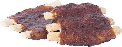 DreamBone Grill Masters Ribs, No-Rawhide Chews for Dogs, 5 Half Racks