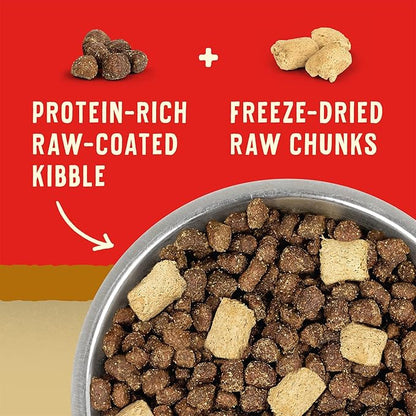 Stella & Chewy's Wild Red Dry Dog Food Raw Blend High Protein Wholesome Grains Prairie Recipe, 21 lb. Bag