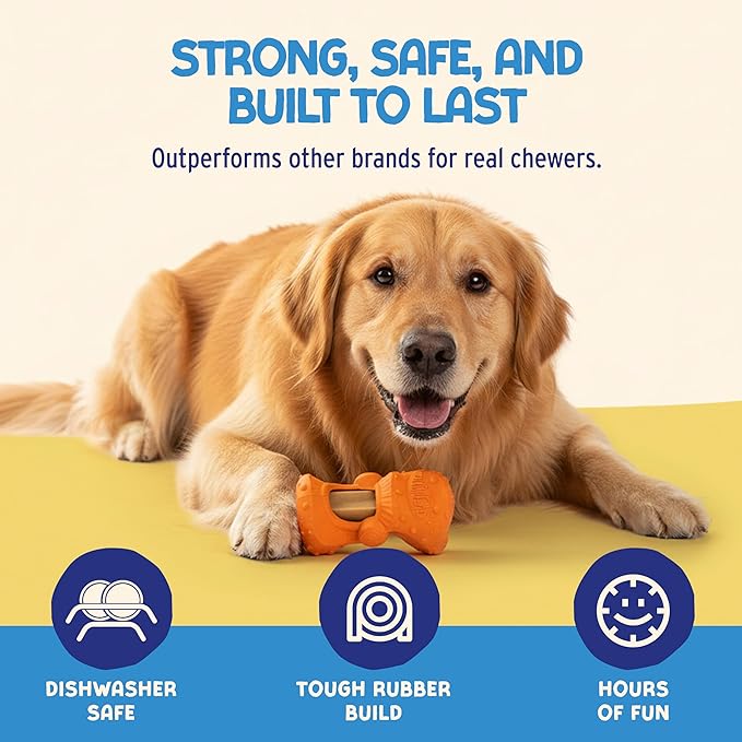 Himalayan Jughead Super Dog Chew Holder - Holds Chews & Treats for Dogs, Slows Down Fast Chewers for Long Lasting Chews - Pair with Jughead Super Insert, and Veggie Treats Like Carrots & Celery