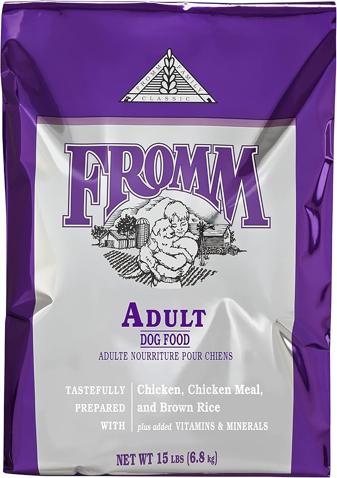 Fromm Classic Adult Dog Food - Premium Dry Dog Food for Large, Medium, & Small Breeds - Chicken Recipe - 15 lb