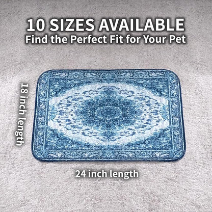 Dog Pee Pads Training Pads Upgrade Triple Thickness All-Purpose Super Absorbent & Leak-Proof, Quick Dry and Leak-Proof and Odor Control (Blue/Multi, 18" x24" x2PCS)