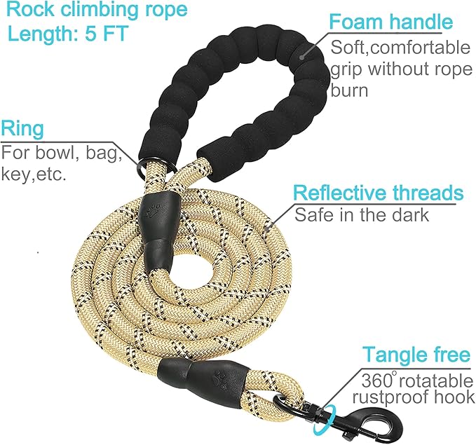 haapaw Martingale Dog Collar with Quick Release Buckle Reflective Dog Training Collars for Small Medium Large Dogs