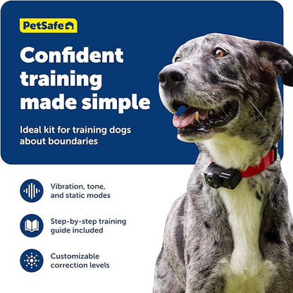 PetSafe Wireless Pet Containment System - Original Wireless Electric Fence for Dogs - Covers Up to 1/2 Acre - for Pets 8lb+
