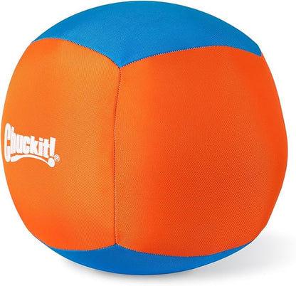 Chuckit! Big Air Fetch Ball Dog Toy (14 Inch) Herding Instincts Dog Toy, for Interactive, Non-Chewing Activities, for All Breeds, Inflating Pump Included