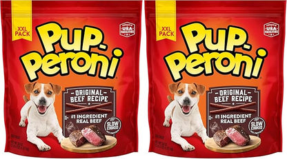 Pup-Peroni Dog Treats, Original Beef Flavor, 38 Ounce, Made with Real Beef (Pack of 2)