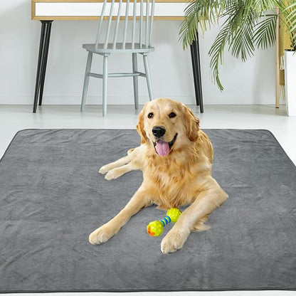 Washable Dog Pee Pads 36x48 2Pack Reusable Whelping Pads, Absorb Dog Mats Non-Slip Puppy Training Pads for Whelping, Potty, Training, Playpen, Crate