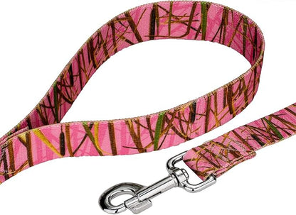 Country Brook Petz - Pink Waterfowl Camo Martingale Dog Collar and Leash - Camouflage Collection Featuring Rugged Designs (1/2 Inch, Extra Small)