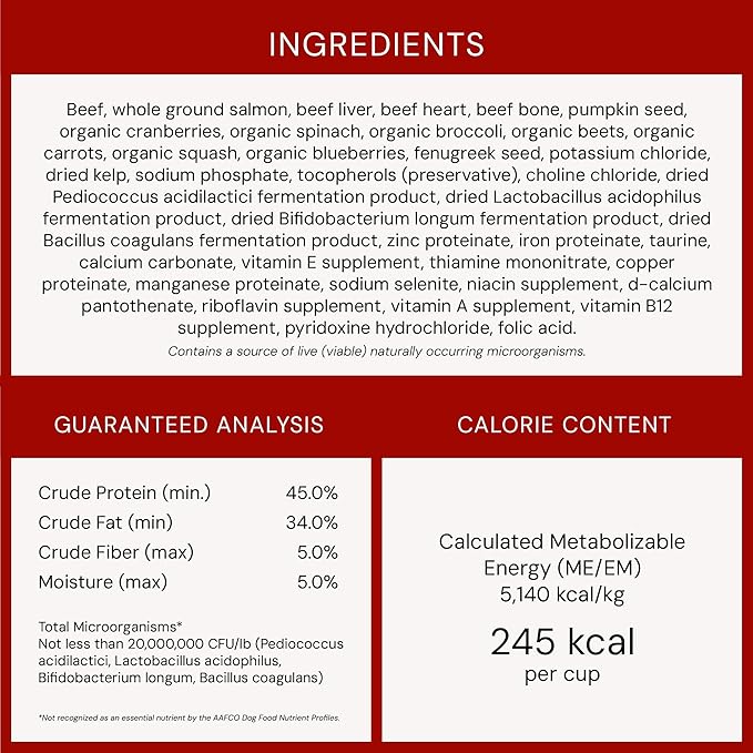 Stella & Chewy's Freeze-Dried Raw Surf & Turf Meal Mixers - Dog Food Topper and Mixer - Made with 95% Grass-Fed Beef & Wild-Caught Salmon - Perfect for Picky Eaters - Grain-Free - 8 oz