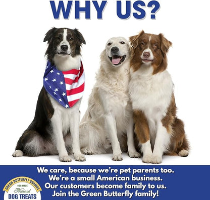 Beef Dog Treats – Made in USA Only – All Natural, Meaty Beef Tips – Premium, Slow Roasted – Grass Fed, Farm Raised – Crunchy, Grain Free Training Treat, 8 Ounces