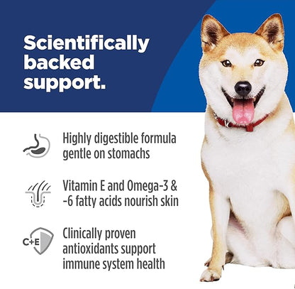 Hill's Science Diet Adult Sensitive Stomach & Skin Dry Dog Food, Pollock Meal, Barley, & Insect Meal, 3.5 lb. Bag