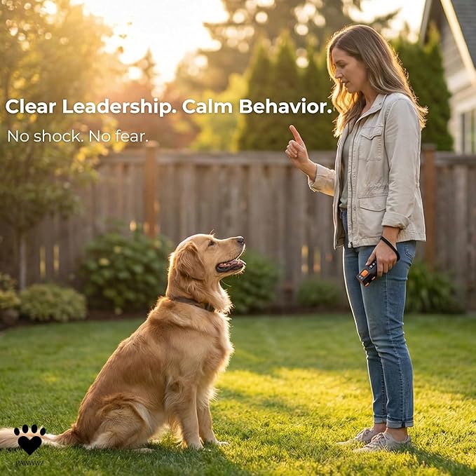 K9 Dog bark Deterrent – Humane Way - No-Shock Dog Barking Deterrent & Trainer - 2 in 1 Trainer and Powerful LED Flashlight - Rechargeable - IPX4 Water Resistance, Indoor, Outdoor Use