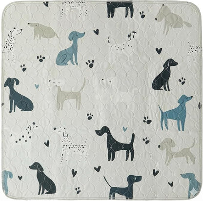PUPIBOO Washable Pee Pads for Dogs and Cats - Super Absorbent Reusable Puppy Training Pads - 100% Waterproof, Leak-Proof & Non-Slip Whelping Pads for Pet Housebreaking