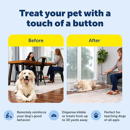 PetSafe Teach & Treat Remote Reward Trainer - Positive Reinforcement Trainer - Reward-Based Dog Training Tool - Lightweight - Battery Operated - Portable Pet Training Device