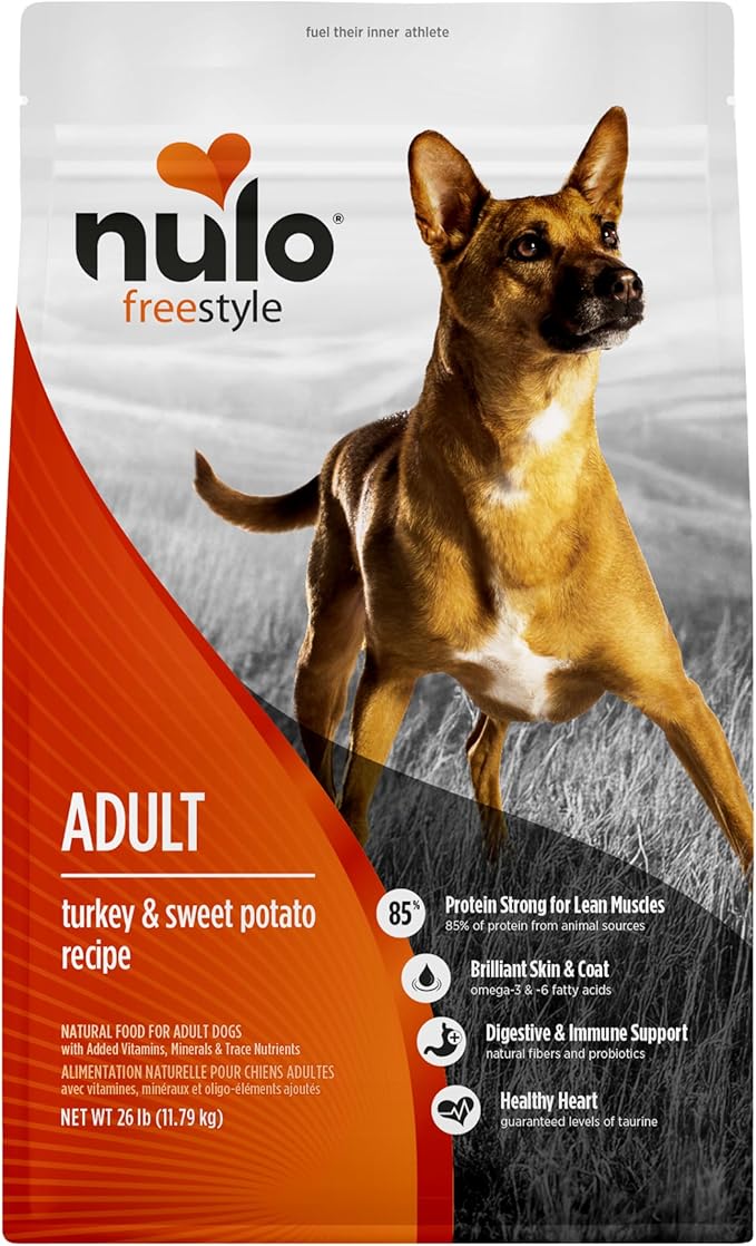 Nulo Freestyle Adult Dog Food, Premium All Natural Grain-Free Dry Small Kibble Dog Food, with BC30 Probiotic for Healthy Digestion, and High Animal-Based Protein with no Chicken or Egg Alternatives