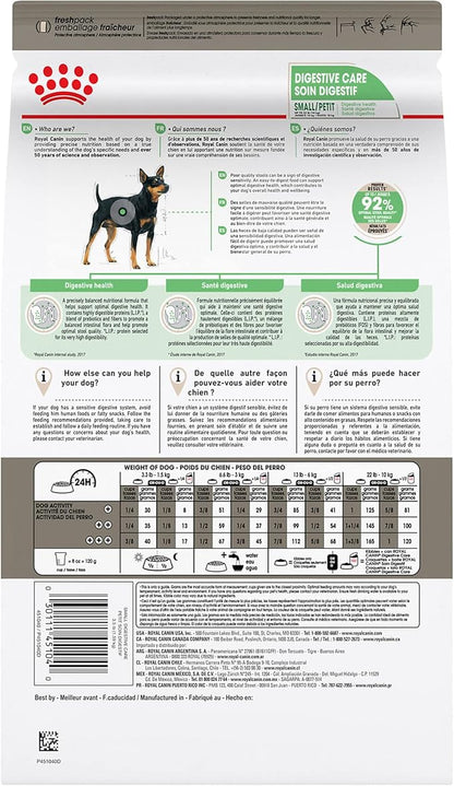 Royal Canin Canine Care Nutrition Small Digestive Care Adult Dry Dog Food, 17 lb Bag