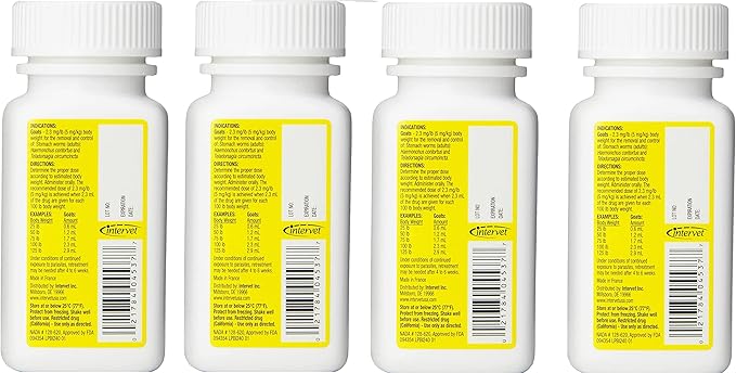Safeguard Goat Wormer 125 mL 4 Pack