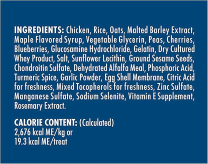 Zuke’s Hip Action, Hip And Joint Support Treats, Soft And Chewy Natural Dog Chicken Treats, Chicken Recipe - 6.0 OZ Bag