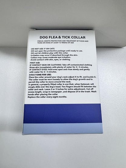 KOOSA Flea and Tick Collar for Dogs, 3 Packs Flea Collar for Dogs with Natural Essential Oils, Waterproof & Adjustable Flea and Tick Prevention Collar for Small Medium Large Dogs & Puppies, Grey