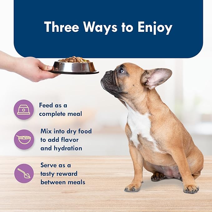Blue Buffalo Delights Small Breed Natural Wet Dog Food Variety Pack, Top Sirloin Paté and Grilled Chicken Paté, 3.5-oz Cups, 12 Count