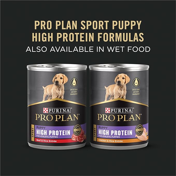 Purina Pro Plan Sport Development 30/20 Chicken and Rice Formula High Protein Dog Food for Puppies - 4 lb. Bag