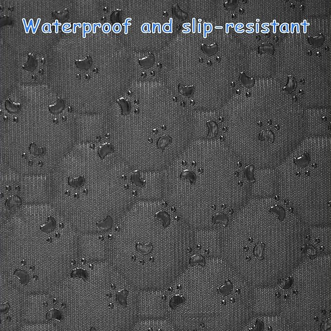 Puppy Pads with Pheromones, Reusable Pet Training Pads, Washable Dog Pee Pads for Home and Travel, Includes 1 Bone-Shaped Pad and 3 Bell Balls (50x30 cm)